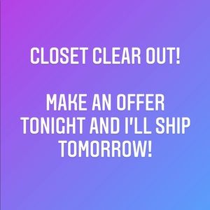 Make me an offer! All reasonable offers considered!